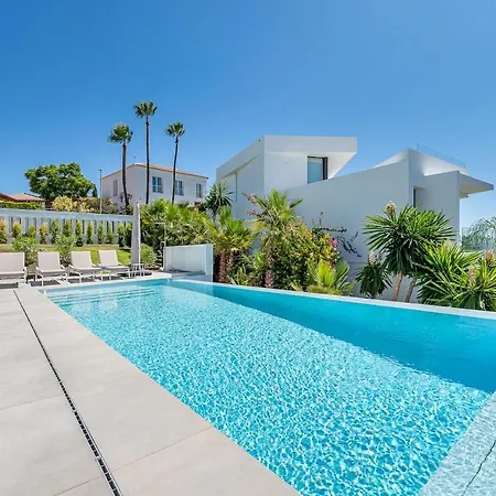 Luxury With Heated Pool Open Sea Views Villa Estepona